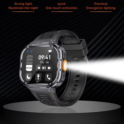 New Gx23 2.0 Inch Large Screen Torch Smart Watch 410Mah Battery Life Ip68 Waterproof Sports Smartwatches