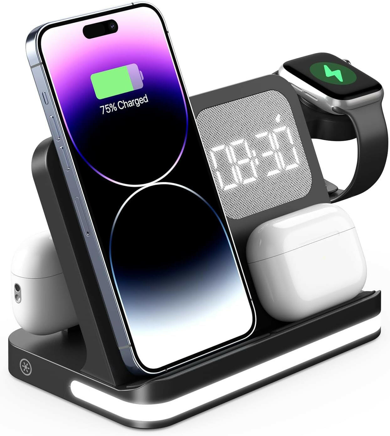 Charging Station for Multiple Devices Compatible with Iphone, Wireless Charging Station Iphone