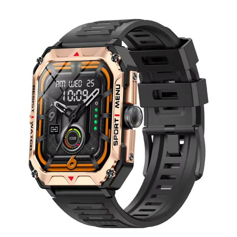 2023 New Sports Smartwatch Men Smart Watch Black GH22 2.02" Big Screen 400Mah Long Battery Life Electronic Color IP 68 Flip TFT