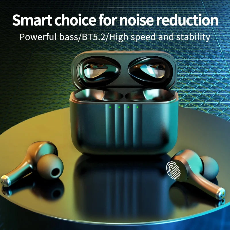 "J7 TWS Wireless Earbuds with Active Noise Cancelling - Bluetooth 5.2, Hi-Fi Sound, Touch Control, Perfect for Gaming!"