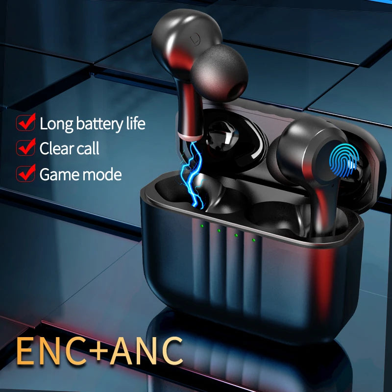 HIFI HD Waterproof Audionic Earbuds Gaming Fone TWS Anc J7 Earbuds Hendsfree Earphone Auriculares Gamers TWS Les Ecouteurs