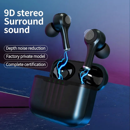 "J7 TWS Wireless Earbuds with Active Noise Cancelling - Bluetooth 5.2, Hi-Fi Sound, Touch Control, Perfect for Gaming!"