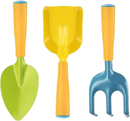 Kids Gardening Tools Set | Colorful Candy Garden Tools for Children | Safe Trowel, Shovel, Rake & Watering Pot | Perfect Spring Gift