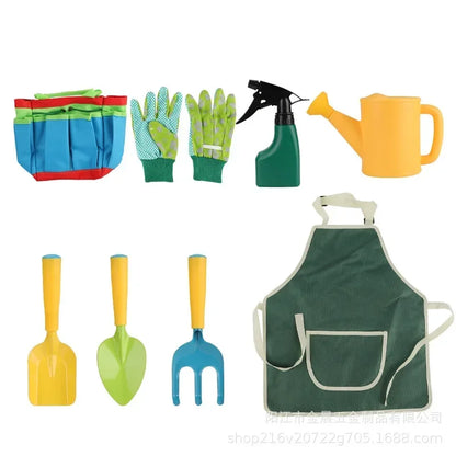 Kids Gardening Tools Set | Colorful Candy Garden Tools for Children | Safe Trowel, Shovel, Rake & Watering Pot | Perfect Spring Gift