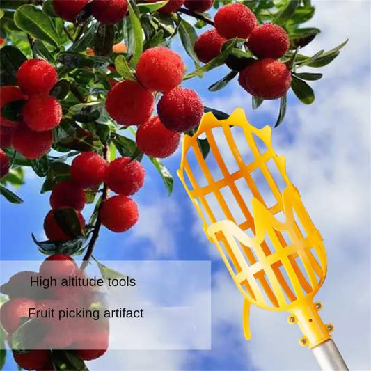 Universal Fruit Picker Tool | Lightweight Plastic Fruit Picking Head for Easy Harvesting | Ideal for Loquat, Bayberry & More