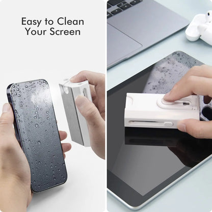 8-in-1 Cleaning Kit: Comprehensive Computer Keyboard & Earphone Cleaner | Keycap Puller & Mobile Device Maintenance Tools