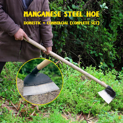 Garden Weeding Hoe | Durable Manganese Steel Handheld Tool for Easy Weeding & Soil Loosening | Essential Gardening & Farming Tool