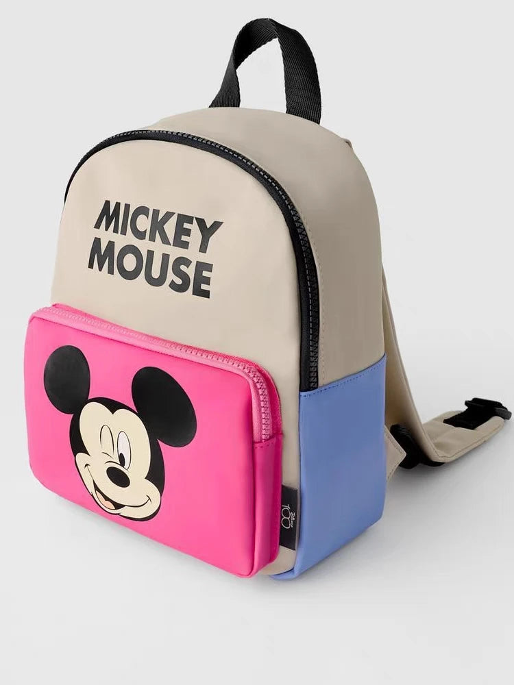 MINISO Disney Mickey Mouse Kids Backpack | Stylish Cartoon Schoolbag for Boys & Girls | Perfect for Kindergarten & Toddler Use