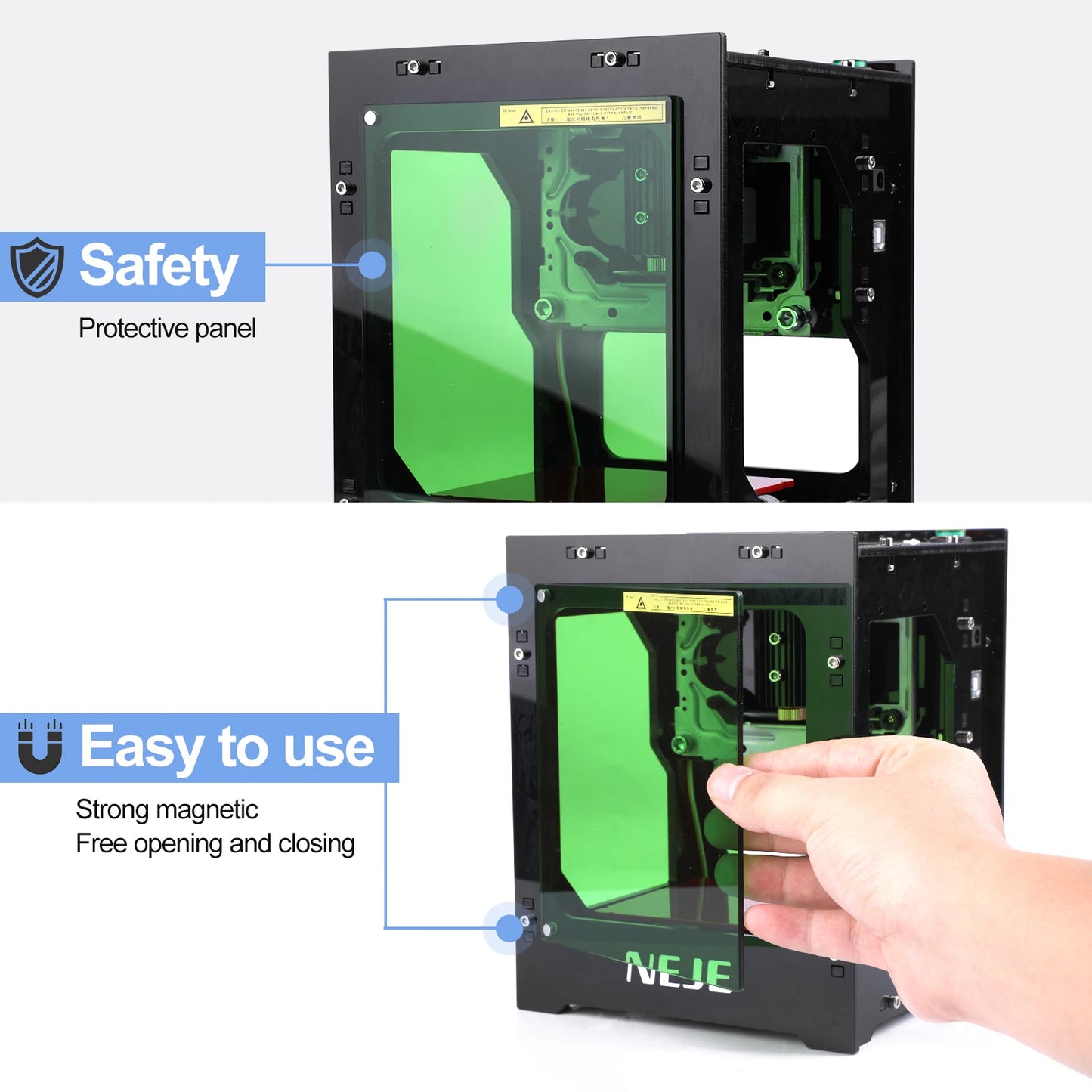 NEJE DK-8-KZ CNC Engraver Machine | New CE Certified Smart Device for Precision Wood, Metal & Acrylic Engraving