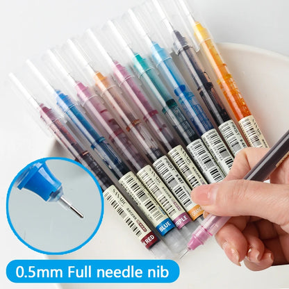 12-Color Gel Pen Set | Fine Nib Gel Ink Pens with High Capacity | Perfect for School, Office, and Creative Projects