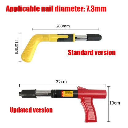 Manual Mini Steel Nail Gun & Rivet Tool Set – Versatile Fastening Solution for Home & Metalworking