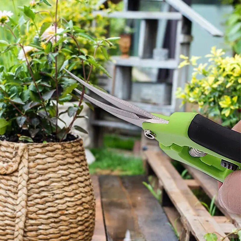 Premium Gardening Pruning Shears | Stainless Steel Secateurs for Bonsai, Indoor Plants, and Grape Picking | Ultra-Light & Ergonomic Design