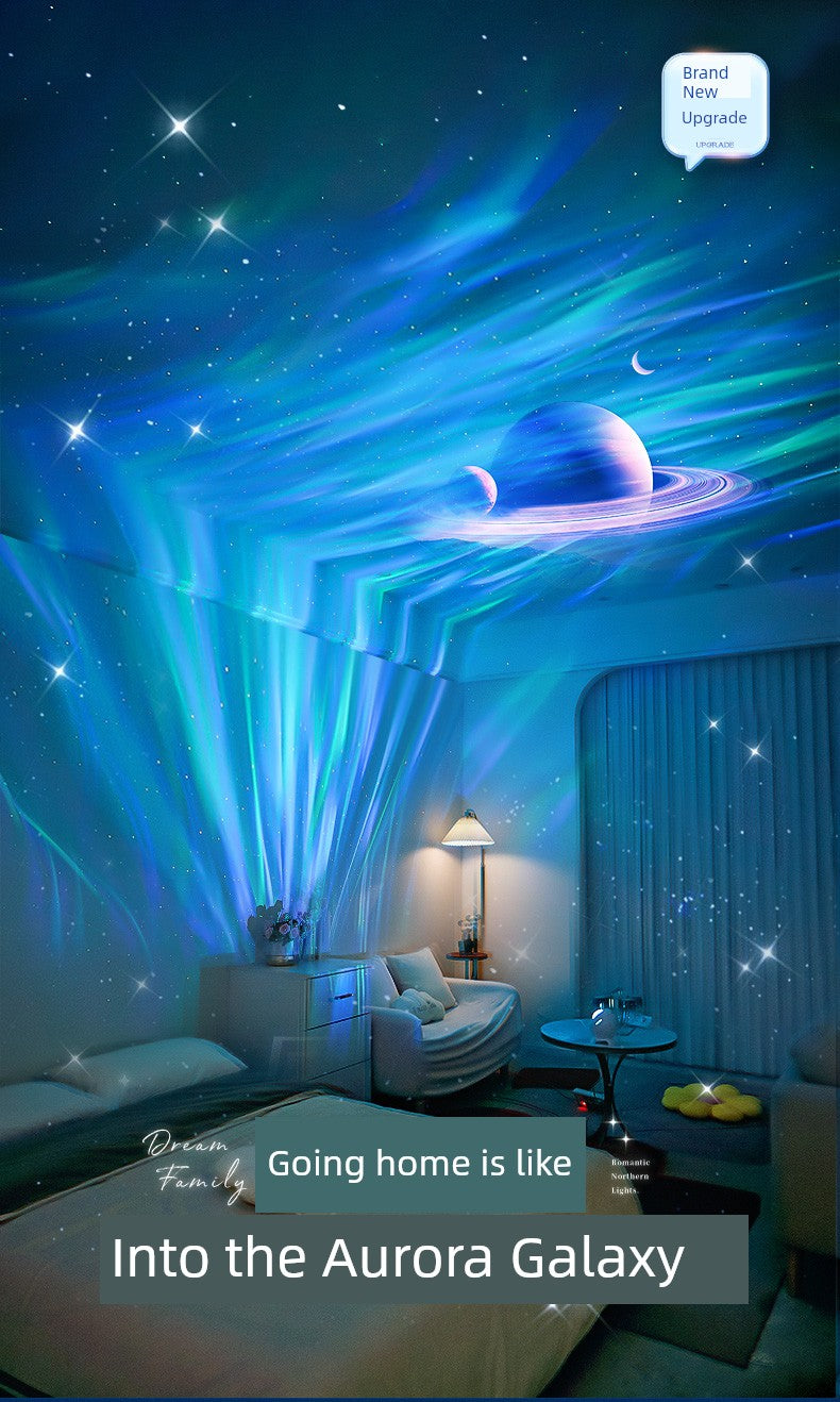 Kufire Magic Star Projection Lamp – Northern Lights Bedroom Projector | Elegant LED Night Light for Relaxation and Ambiance