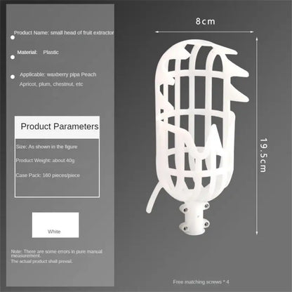 Universal Fruit Picker Tool | Lightweight Plastic Fruit Picking Head for Easy Harvesting | Ideal for Loquat, Bayberry & More