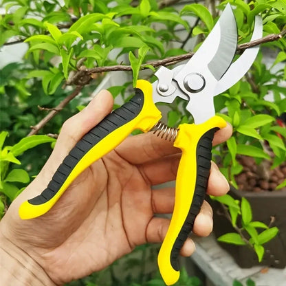 Professional Sharp Bypass Pruning Shears | Ergonomic Garden Scissors for Trimming & Shaping | Ideal for Flowers & Small Branches