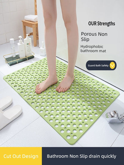 JJL/CJ Eco-Friendly Anti-Slip Bathroom Mat – Minimalist PVC Floor Mat for Safe and Stylish Bathrooms