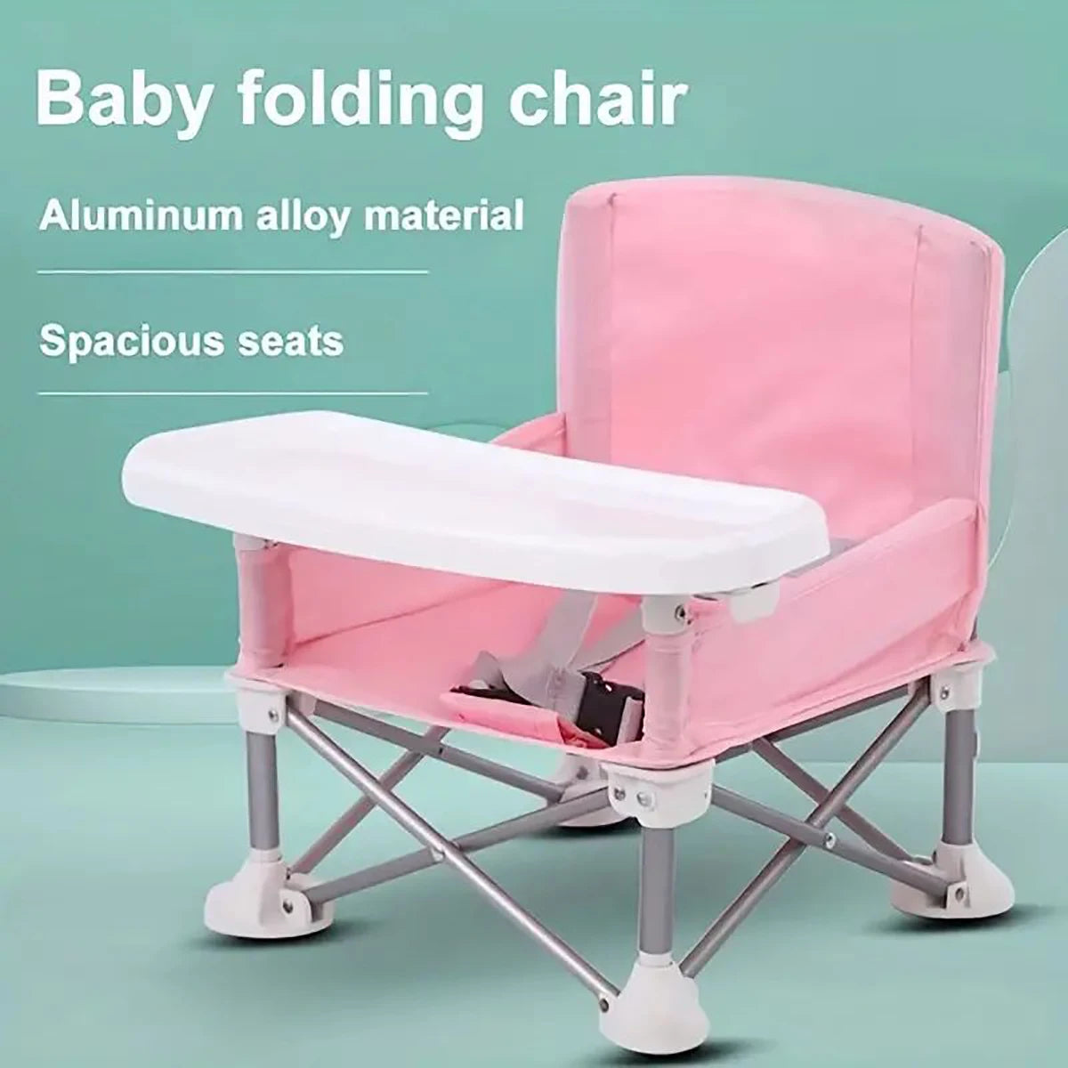 Portable Foldable Baby Dining Chair | Lightweight and Compact Child Dining Seat | Suitable for Ages 0-12 Years | Perfect for Dining Out and Home Use