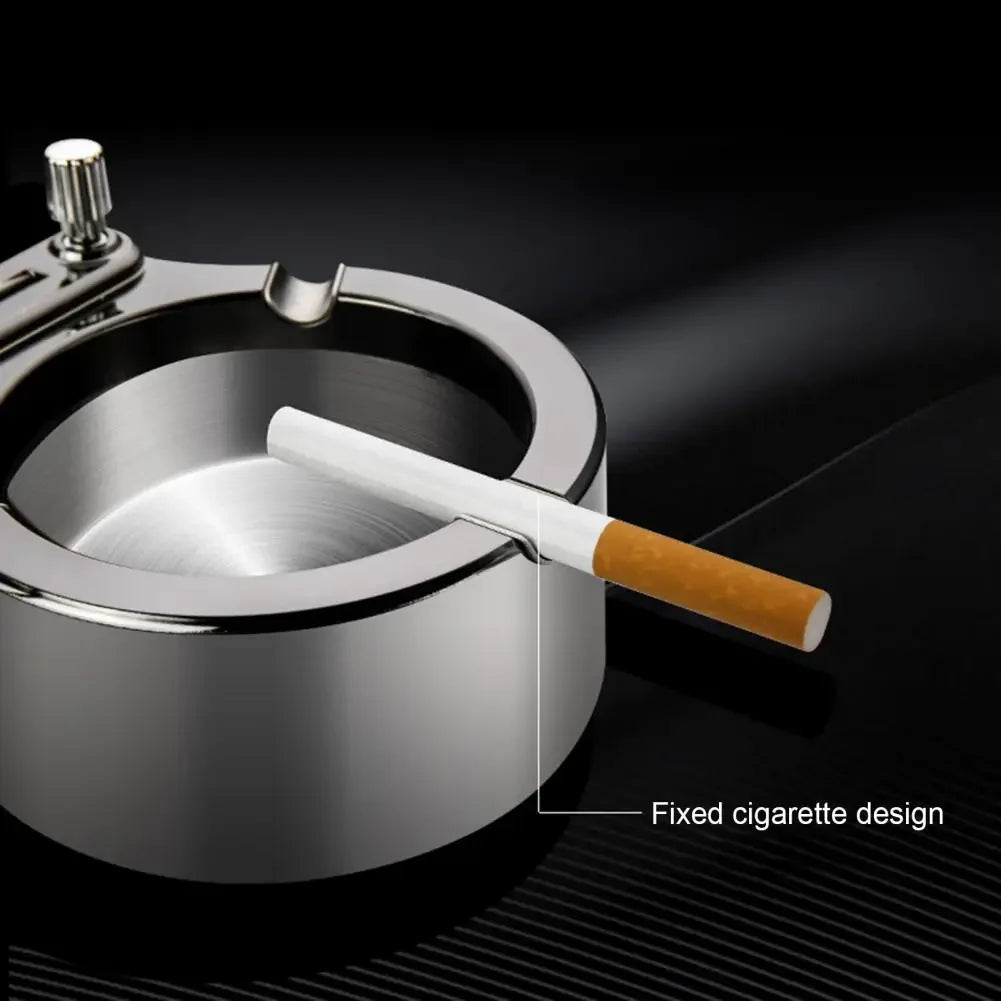 Retro Cigarette and Cigar Ashtray – Stylish Smoke-Free Storage Rack with Lighter Holder | Perfect Home and Car Decoration