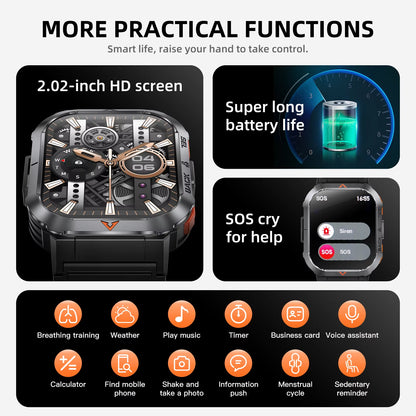 Fashion Men'S Smart Wearables GS50 TFT Touch Screen Android IOS 128 Memory Sports Record Smart Watches