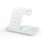 Foldable Portable 3-In-1 Wireless Phone Charging Stand 15W 10W Wireless Charger for Mobile Phone Smart Watch Earphones